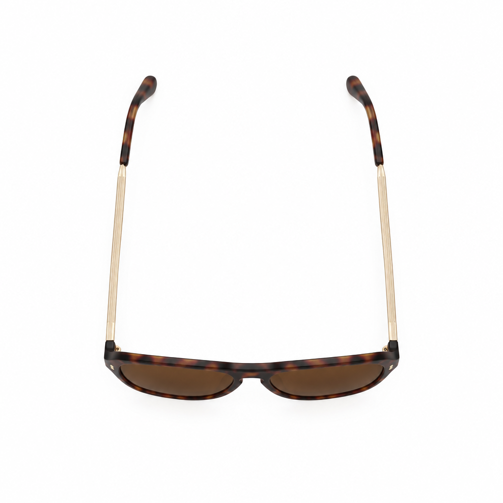 Velocity Aviators Burnt Havana top-down